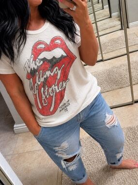 Madeworn distressed the Rolling Stones T-shirt